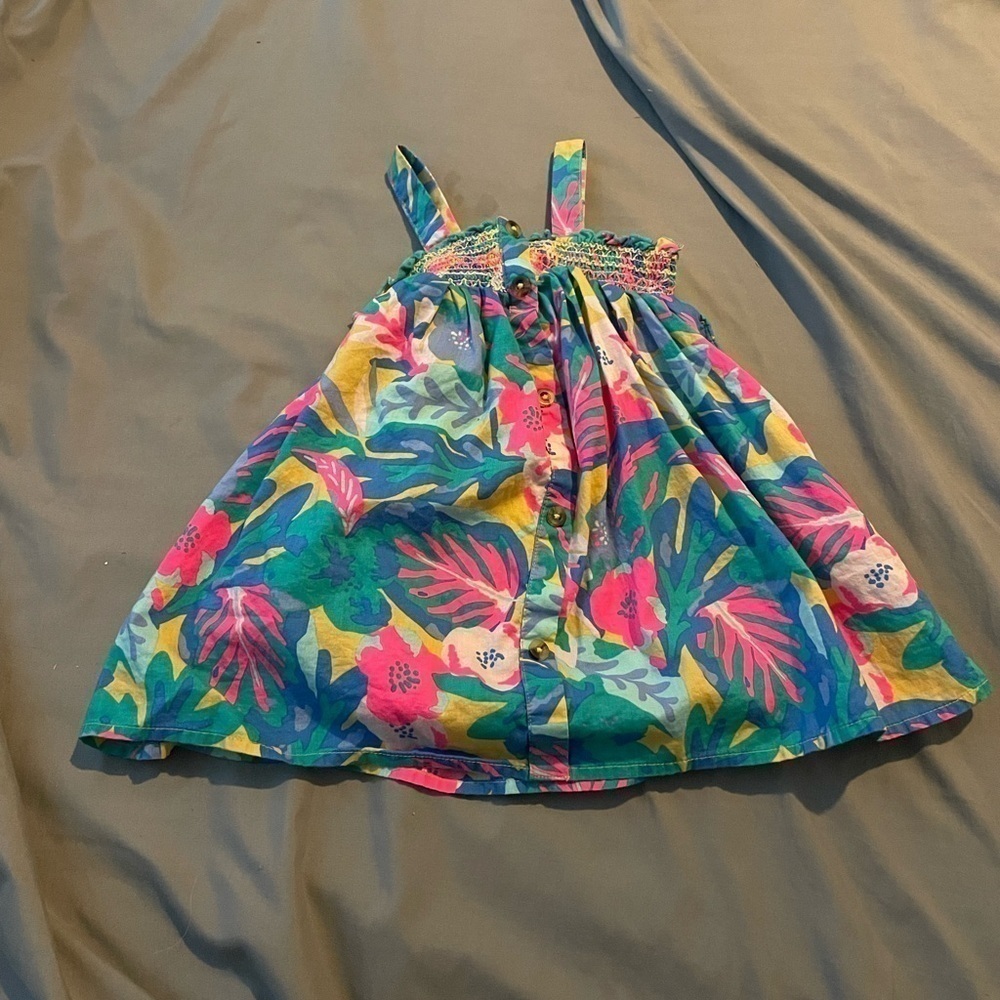 Cat & Jack Floral Tropical Toddler Dress 18m​​​​​​​​​​